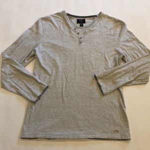 Men’s converse black canvas henley